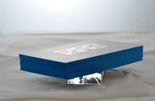 48 PT Suede Business Cards