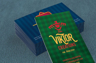 16 PT Suede Business Cards
